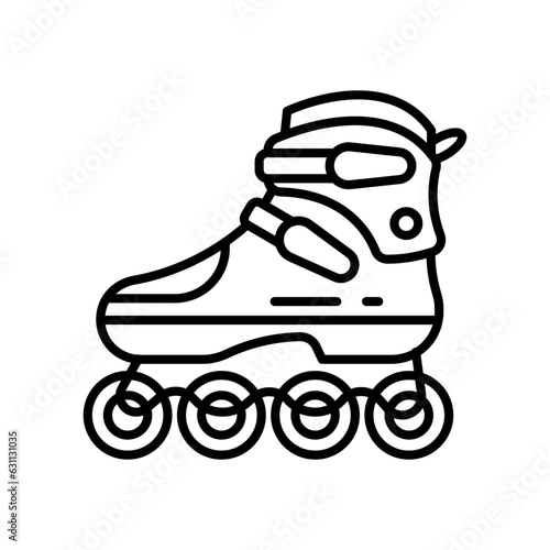 Roller Blade icon in vector. Illustration