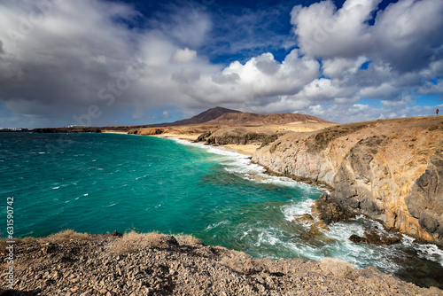Krajobraz morski, Papagayo, Lanzarote