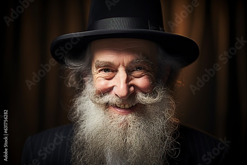serious and respectable old Jewish rabbi