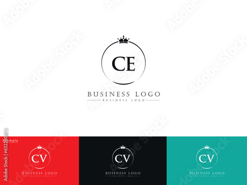 CE, ce Crown King Logo, Alphabet Ce Vector Logo Art For Your Jewelry Shop