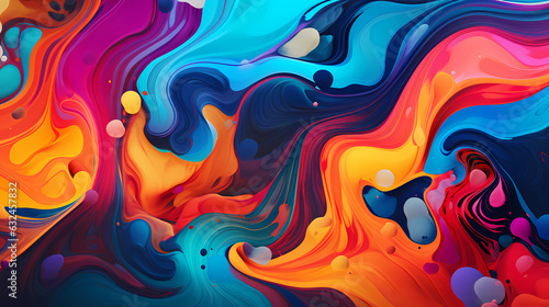 Abstract background fluid patterns