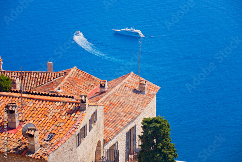 Famous Village Eze in french riviera, France
