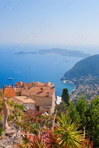 Famous Village Eze in french riviera, France