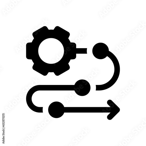 procedure glyph icon