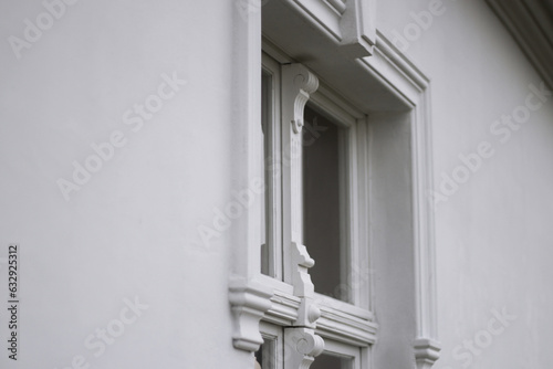 Old white windows