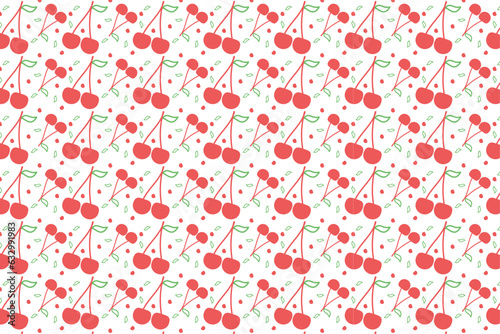 seamless pattern with Cherry 