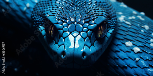 snake in the night created by AI