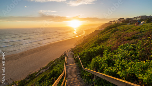 Epic sunset at Wilderness Beach, Garden Route, South Africa