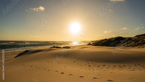 Evening sunset at Sardinia Bay Beach, Port Elizabeth, South Africa