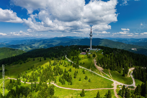 Snejanka TV tower in Pamporovo, Rhodope mountains