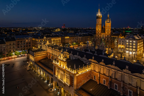 cloth hall on the main square in Krakow