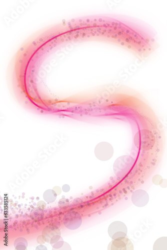 Digital png illustration of pink spiral shapes on transparent background