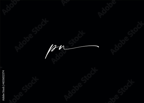 PN letter logo design and minimalist logo