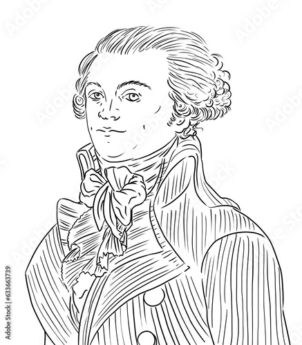 Robespierre Maximilien 1758 -1794, man of the french revolution