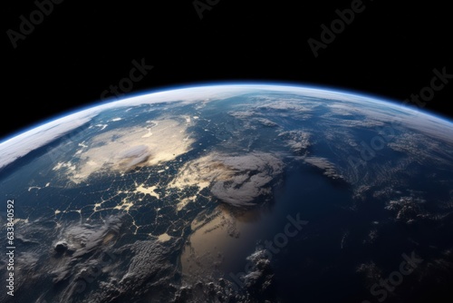 View of the planet Earth from outer space
