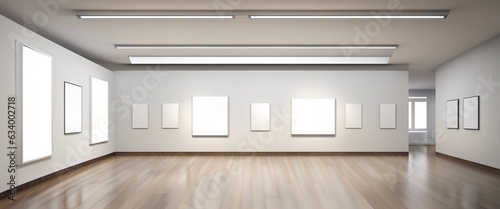 interior of an empty art gallery