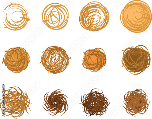 Tumbleweed vector illustration. Cartoon tumbleweed. 