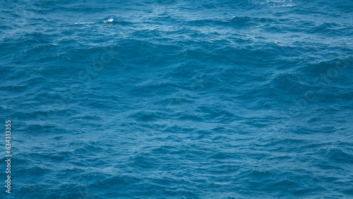 close up view of Wavy North Aegean Sea on a windy day