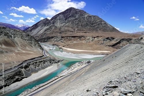 Sangam, Leh Ladakh: Confluence of Indus & Zanskar Rivers