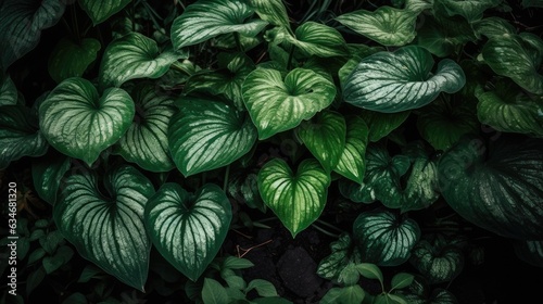 Green folliage leafs