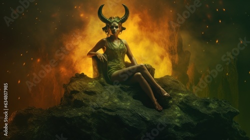 demon woman in hell