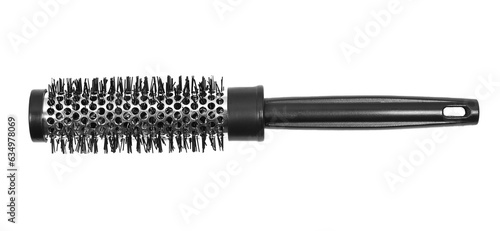 Comb for hair, hairbrush isolated on white, clipping path