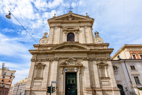 Santa Maria della Vittoria church in Rome, Italy