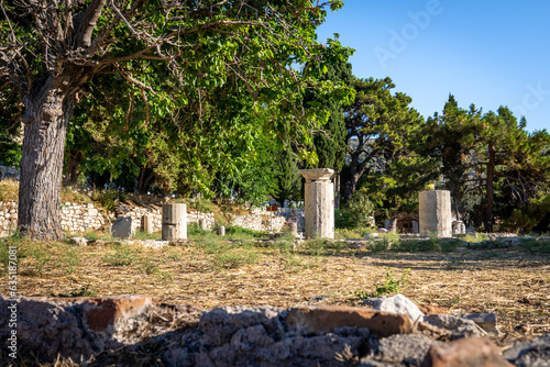 Ancient ruin in Samos, Greece