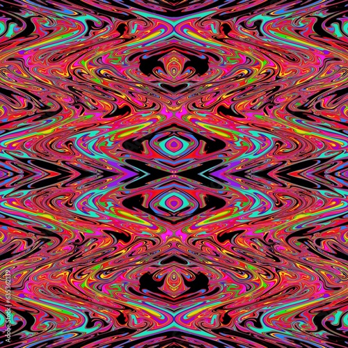 Abstract, multi-colored colors mixed nicely without a certain pattern.