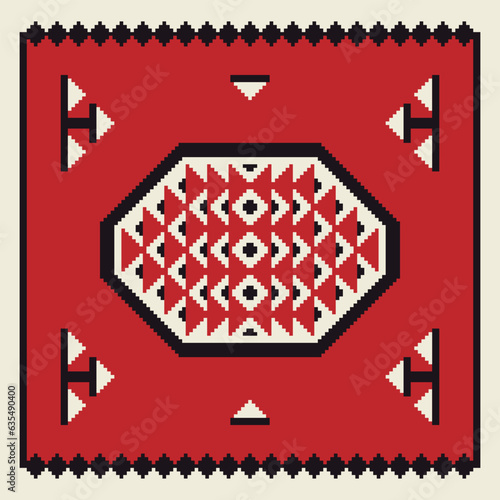 Ethnic, Arabic, Albanian, sadu, Geometric Patterns 02