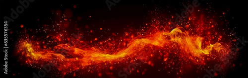 Fire spark overlay effect for a dramatic and mesmerizing visual effect. The burning fire flames with smoldering particles create an atmospheric and charming scene. glow adds a touch of mystery