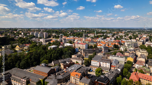Bielsko Biała- panorama miasta - piękny widok