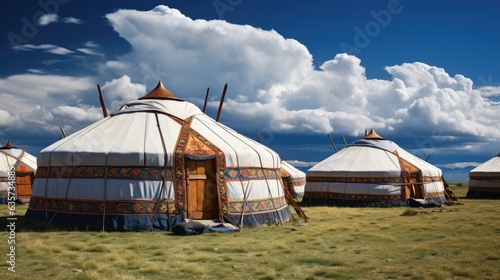 mongolian yurt (Generative AI)