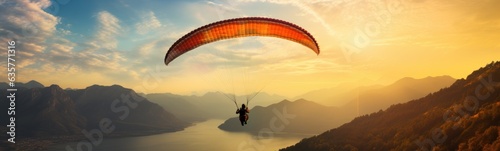 Paragliding banner