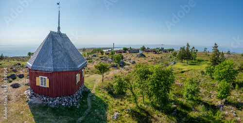 Church built in 1780 at Maakalla island, Finland. Popular summer destination from Kalajoki Hiekkasärkät.