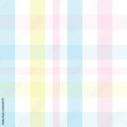 A delicate plaid. Pink. Seamless tartan pattern. Cell. Suitable for fashion textiles and graphics, packaging, Madras palette. Vector.