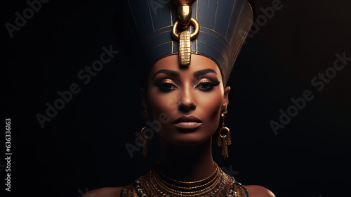 Depiction of The Ancient Egyptian Queen Nefertiti