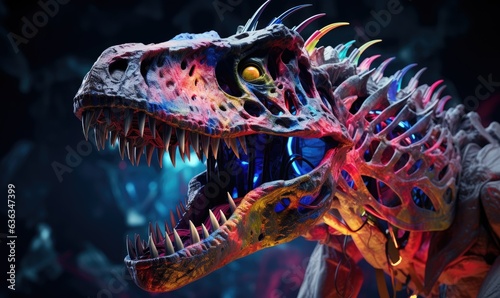 Dinosaur animals with colorful pictures