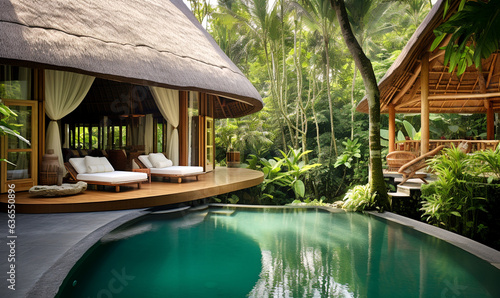 tropische relax Villa mit Pool