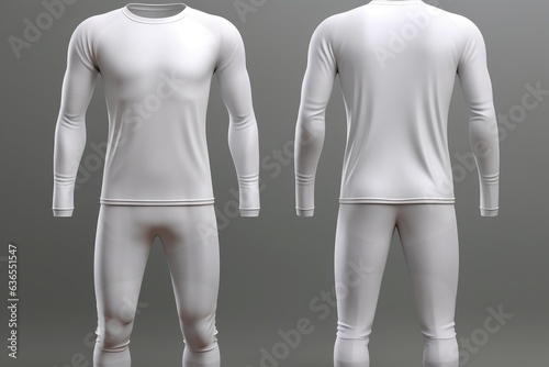 blank white football jersey design mockup
