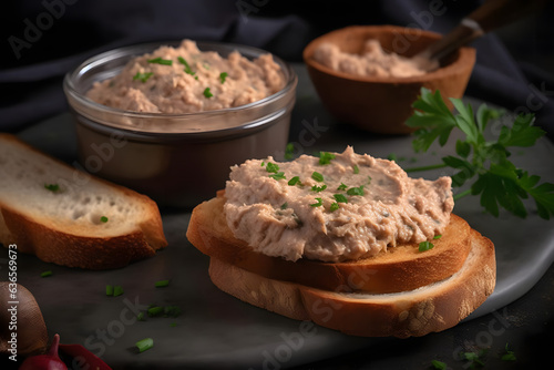 spicy liverwurst pt, flavorful spread with a spicy kick