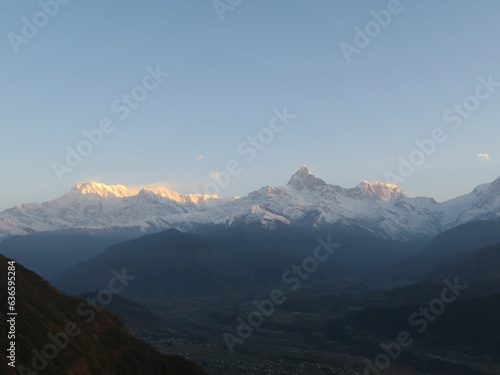 mountains in the morning (Nepal)