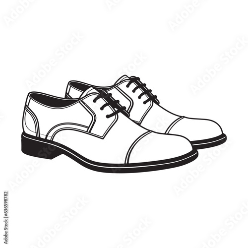 Formal Shoes Silhouette Logo