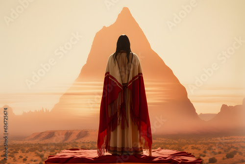 Native American sacred mountain