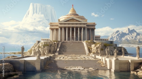 mausoleum in Halicarnassus generative ai