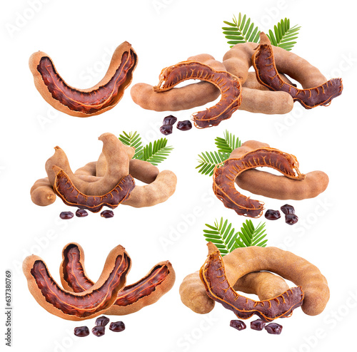 tamarind isolated on transparent png