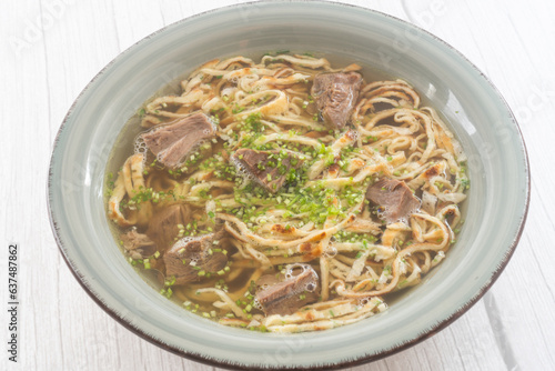 suppe mit frittaten flädle rindfleisch 