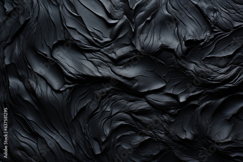 Black Abstract layered surface texture background