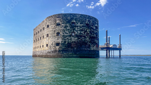 Fort Boyard between Oleron island and La Rochelle