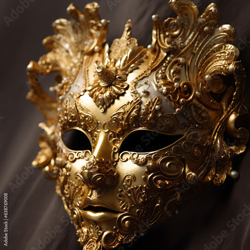 Mask with Elaborate Decorations 